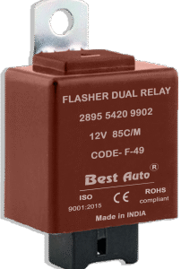Flasher Dual Relay - TATA Nexon/Hexa/Bolt/Harier ( F-49 )